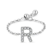 Letter Chain Ring Female Fashion Niche Design Love – Stylish Gifts — 16