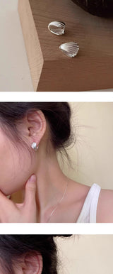 Shell Ear Clip Women's Fashion Simple Silvering – Stylish Gifts — 8
