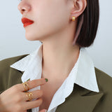 Light Luxury Exquisite Small C- Shaped Earrings – Small Gift Ideas — 7