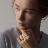 925 Silver Gilded Three Piece Vintage Women's Ring – Gifts for Her — 1