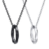 Pendant Steel Color Men's Necklace – Jewelry Gift Ideas — 4