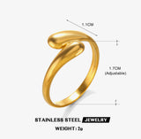 Classic Retro INS Style Stainless Steel Hollow – Stylish Gifts — 15