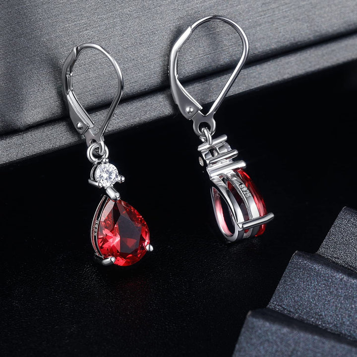 Light Luxury Water Drop Copper Zircon Earrings Female – Gifts for Her — 1