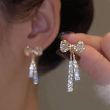 INS Butterfly Earrings With Rhinestones Fashion – Stylish Gifts — 1