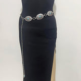 Women's Diamond Turquoise Waist Chain – Gifts for Her — 7