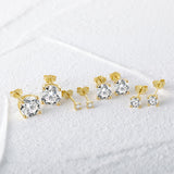 Stainless Steel Zircon Earrings – Gift Ideas — 4