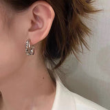 Niche Unique Double-row C- Shaped Earrings – Meaningful Gifts — 6
