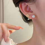Sterling Silver Needle Tulip Stud Earrings For Women – Gifts for Her — 2