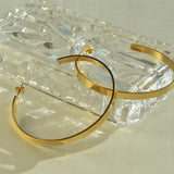 Retro Large Earrings Large Circle C-shaped Earrings – Gifts for Her — 1
