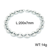 Personality Oval Simple Stainless Steel Coffee – Jewelry Gift Ideas — 18