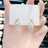 Women's Alloy Cross Earrings – Gifts for Her — 3