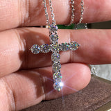 Fashion Jewelry Cross Necklace Zircon Finely – Jewelry Gift Ideas — 4