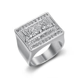 Titanium Steel Gold Plated Men's Ring – Gifts for Him — 5