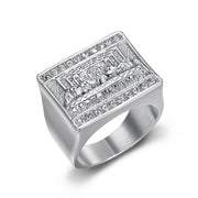 Titanium Steel Gold Plated Men's Ring – Gifts for Him — 5