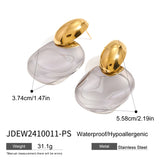 Destiny Chunky Gold Drop Earrings – Unique Gift Ideas — 6
