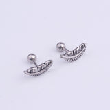 Simple Men's Earrings Round Moonlight Earbone Nail – Gifts for Him — 4