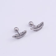 Simple Men's Earrings Round Moonlight Earbone Nail – Gifts for Him — 4