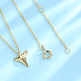 S925 Silver Necklace European Shark Teeth – Jewelry Gift Ideas — 3