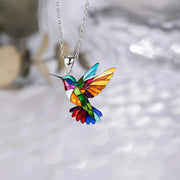 Colorful Bird Acrylic Earrings Vintage Necklace – Jewelry Gift Ideas — 6