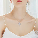 Double Love Necklace MOM Diamond – Jewelry Gift Ideas — 6