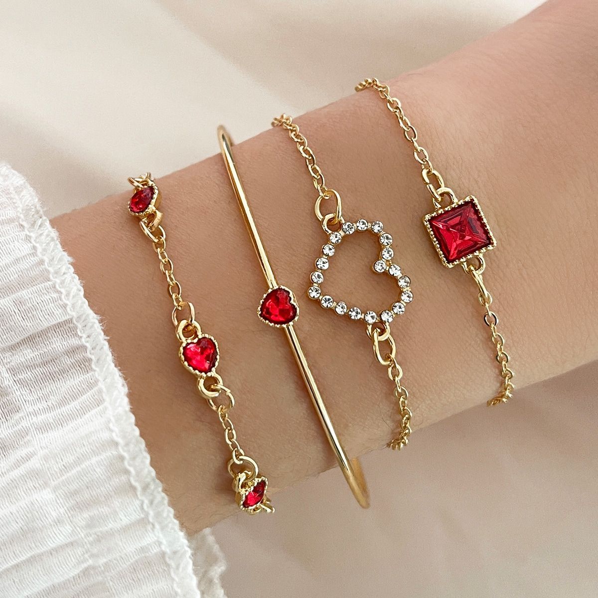Light Luxury Square Gem Bracelet Female Fully – Jewelry Gift Ideas — 1