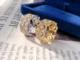 Luxury 925 Silver Plated Lace Star Ring – Unique Gift Ideas — 2