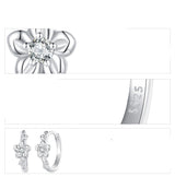 White Gold Zircon Flower Center Embellishment Stone – Stylish Gifts — 2