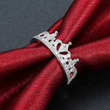 Female Full Diamond Crown Zircon Mosang Diamond Ring – Gifts for Her — 4
