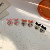 Temperament Niche Peach Heart Earrings Japanese – Stylish Gifts — 4