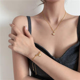 Women's Simple Fashion Shell Peach Heart Necklace – Jewelry Gift Ideas — 3