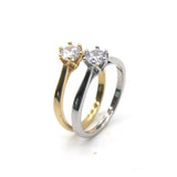 Inlaid Stone Ring Hundred Matching Couple Diamond – Gifts for Couples — 5
