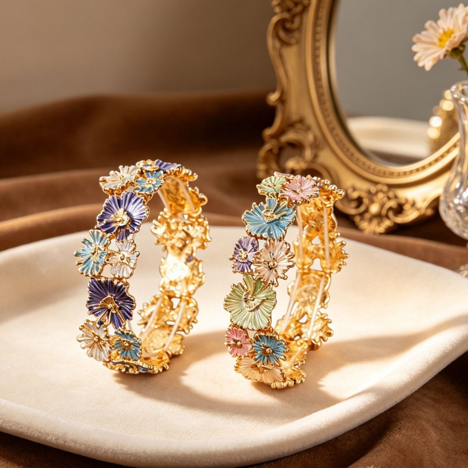 Niche Lightly Luxurious High-end Flower Bracelet – Jewelry Gift Ideas — 1
