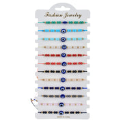 Women's Crystal Rice Beaded Braided Bracelet – Jewelry Gift Ideas — 11