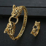 Animal Head Bite Ring Inset Zircon Bracelet – Jewelry Gift Ideas — 1
