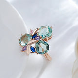 Fashion Creative Alloy Diamond-studded Ring Earrings – Stylish Gifts — 5