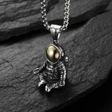 Ins Astronaut Sit Still Interesting Titanium – Jewelry Gift Ideas — 4