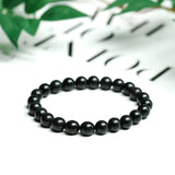 Shungite Single Circle Bead Jewelry Men's – Jewelry Gift Ideas — 4