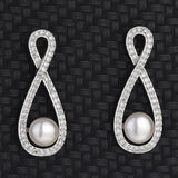 Earrings Creative Infinite Eight 8 Character – Stylish Gifts — 4