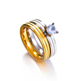 Frosted Titanium Steel Couple Ring Wedding – Gifts for Couples — 2