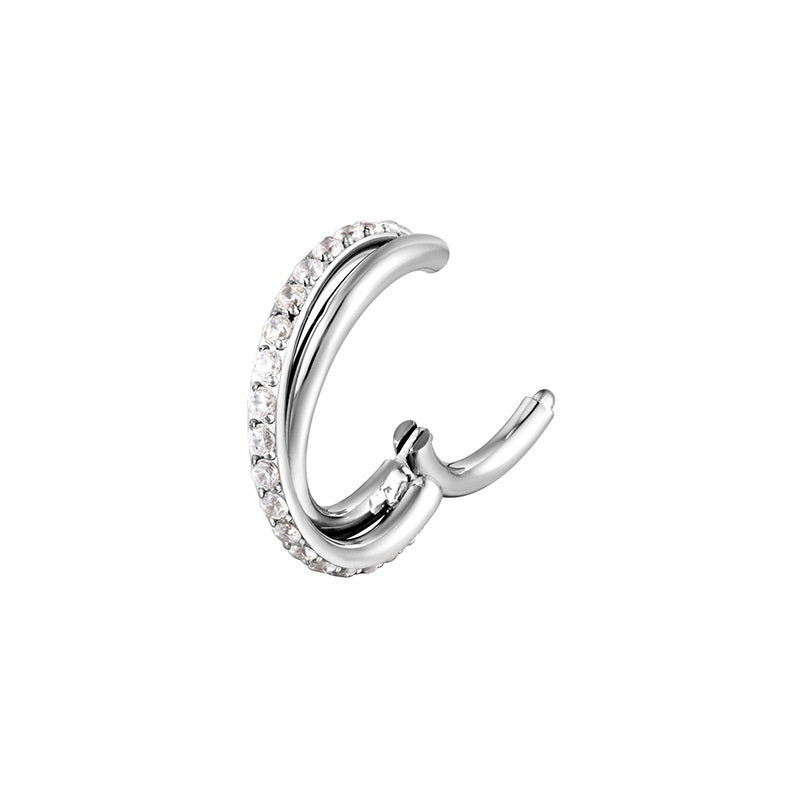 Double-Layer Cross Nose Ring Piercing Decoration – Gift Ideas — 1