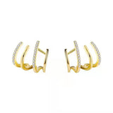 S925 Silver Needle Earrings New Style Luxurious – Stylish Gifts — 10