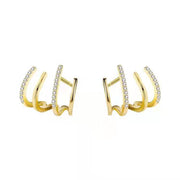 S925 Silver Needle Earrings New Style Luxurious – Stylish Gifts — 10