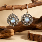 Vintage-style Gemstone Stud Earrings For Women – Stylish Gifts — 1