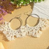 Tassel Earrings Handmade Weaving Ethnic Style – Stylish Gifts — 3