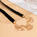 Tassel Leaf Elastic Band Thigh Chain Female – Gifts for Her — 6