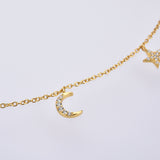 Star Moon Sterling Silver Women's Bracelet – Jewelry Gift Ideas — 2
