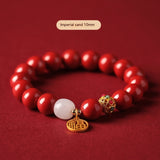 Raw Ore Cinnabar Bracelet Natural For Women – Jewelry Gift Ideas — 3