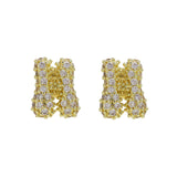 18K Brass Balloon Bubble Zircon Small Size Stud – Birthday Gifts — 3