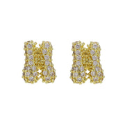 18K Brass Balloon Bubble Zircon Small Size Stud – Birthday Gifts — 3