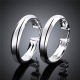 Women's Fashion Earrings Silver Plated Glossy Ear Ring – Stylish Gifts — 3